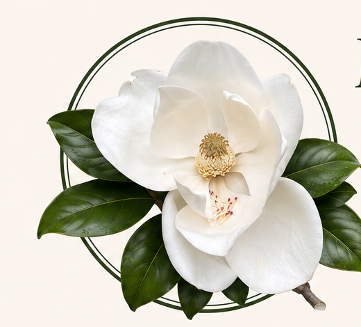 Magnolia bloom, the studio's symbol